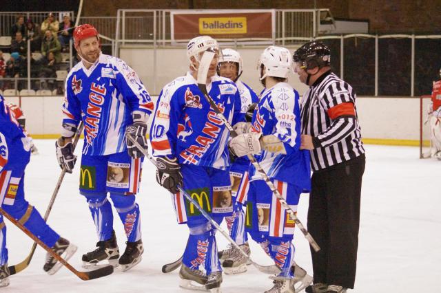 Photo hockey JO 1992 : Match commmoratif - Hockey en France
