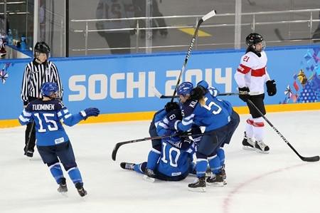 Photo hockey JO Fem : La Finlande au bout - Jeux olympiques
