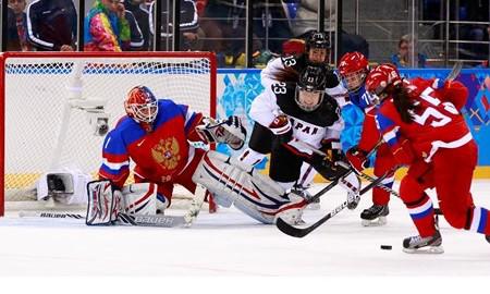 Photo hockey JO Fem : La Russie pour l