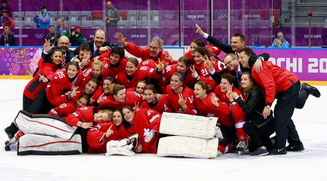 Photo hockey JO Fem : La Suisse en bronze - Jeux olympiques
