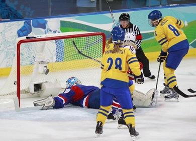 Photo hockey JO Fm : Les Sudoises dans le coup - Jeux olympiques