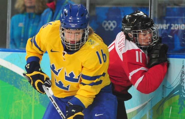 Photo hockey JO Fminines: Sude - Suisse  - Jeux olympiques