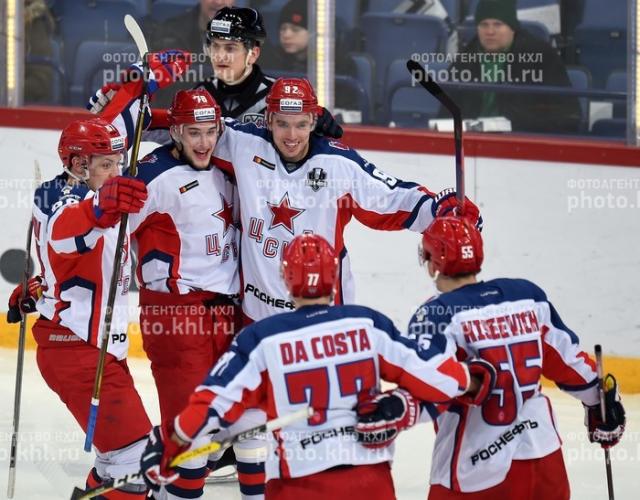 Photo hockey KHL : 1er but des playoffs pour Da Costa - KHL - Kontinental Hockey League