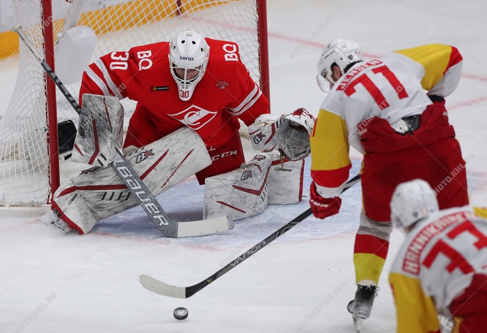 Photo hockey KHL : Blancs et septimes - KHL - Kontinental Hockey League