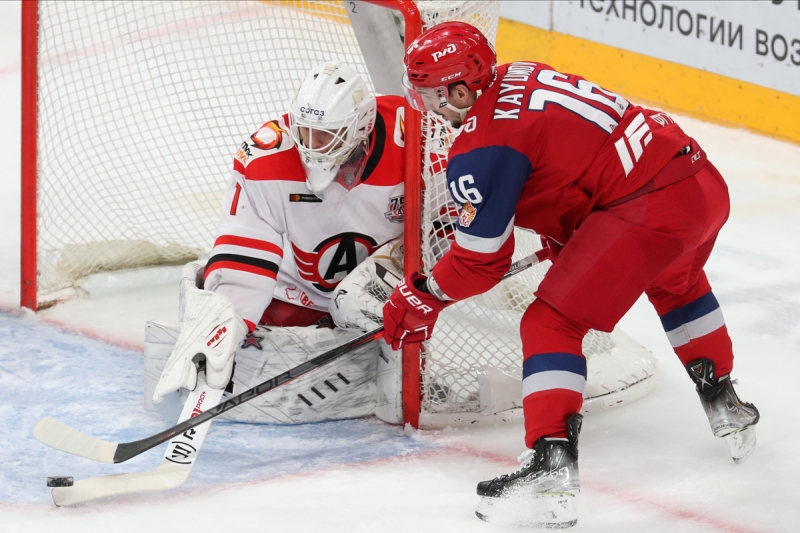 Photo hockey KHL : Blancs et septimes - KHL - Kontinental Hockey League