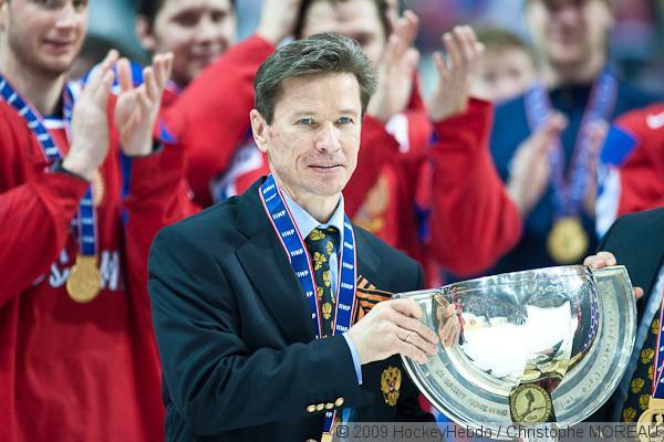 Photo hockey KHL : Bykov coach  Oufa - Championnats du monde