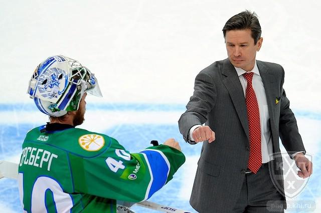 Photo hockey KHL : Bykov les emmne au bout - KHL - Kontinental Hockey League