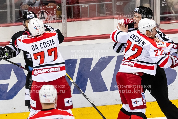 Photo hockey KHL : Da Costa expuls - KHL - Kontinental Hockey League