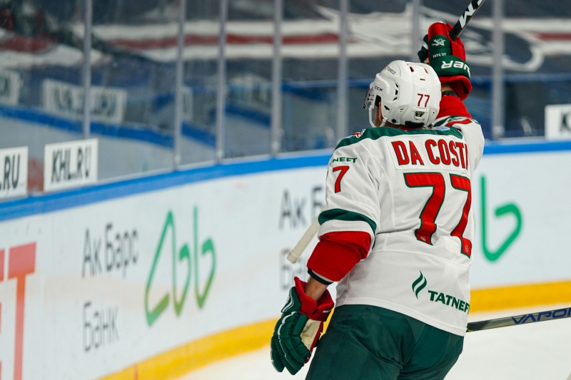 Photo hockey KHL : Da Costa marque dans la droute - KHL - Kontinental Hockey League