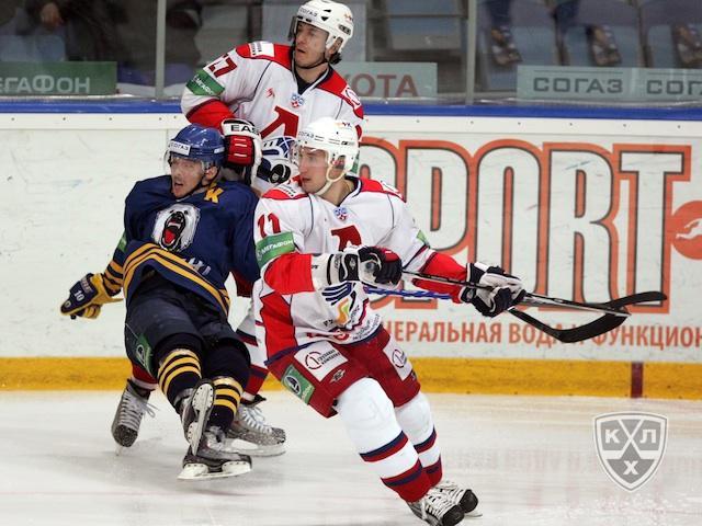 Photo hockey KHL : Dj dos au mur - KHL - Kontinental Hockey League
