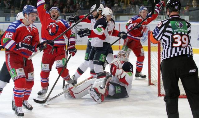 Photo hockey KHL : D�monstration tch�que - KHL - Kontinental Hockey League