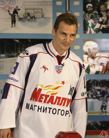 Photo hockey KHL : Fedorov prolonge - KHL - Kontinental Hockey League