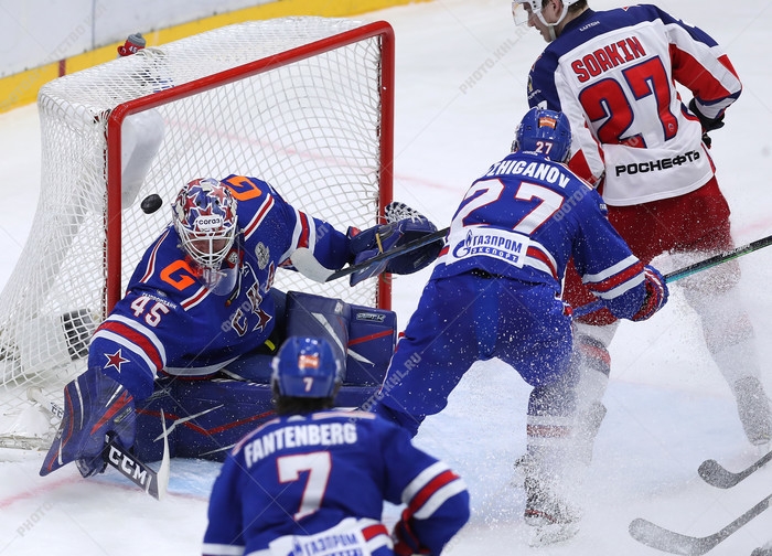 Photo hockey KHL : La remonte s