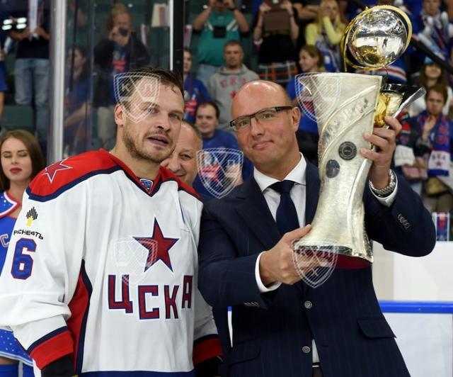 Photo hockey KHL : Le CSKA remporte la coupe d