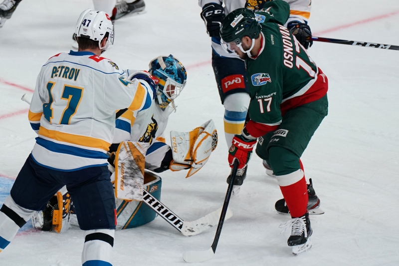 Photo hockey KHL : Le leopard et la panthre - KHL - Kontinental Hockey League