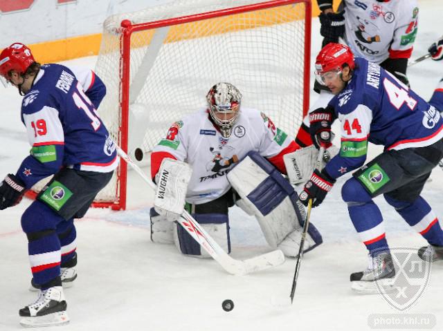 Photo hockey KHL : Net et sans bavure - KHL - Kontinental Hockey League