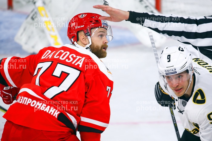 Photo hockey KHL : Soire prolifique pour Da Costa - KHL - Kontinental Hockey League