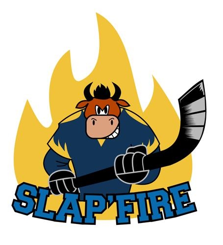 Photo hockey La mascotte des Taureaux de feu "recrute" - Division 2 : Limoges (Les Taureaux de Feu)