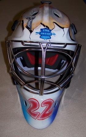 Photo hockey Le Havre : Le masque de C. Haest - Division 3 : Le Havre (HAC)