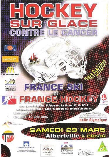 Photo hockey Le hockey contre le cancer - Hockey en France : Albertville  (Les Castors)