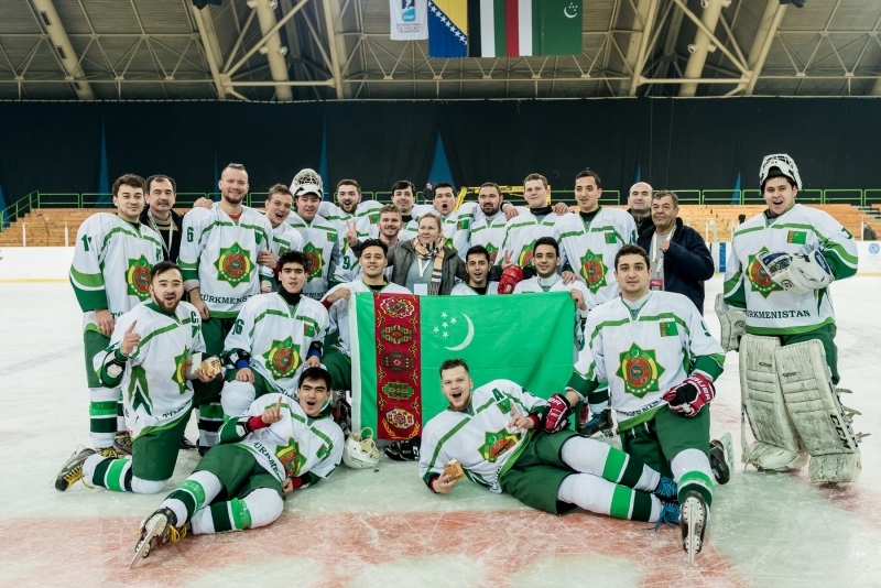 Photo hockey Le Turkmnistan aux mondiaux 2019 - Championnats du monde
