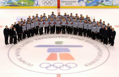 Photo hockey Les arbitres franais aux champ. du monde - 