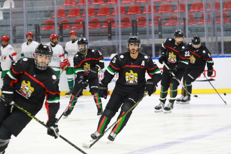 Photo hockey Les Emirats champions du monde de DII B - Championnats du monde
