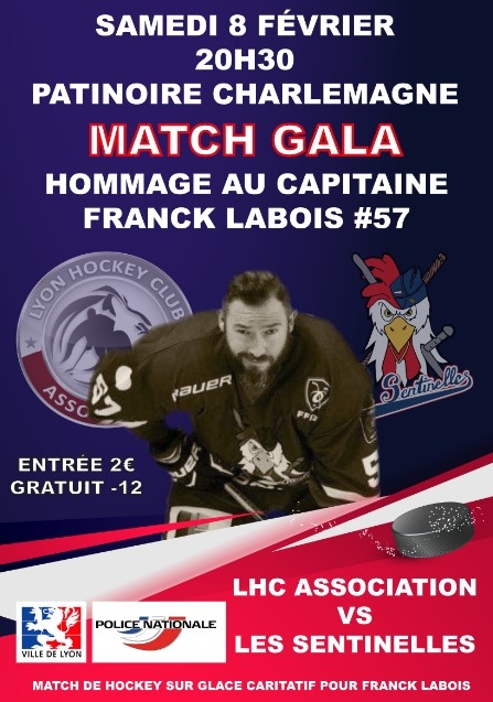 Photo hockey  Les Sentinelles - Match caritatif en mmoire  Franck - Hockey en France