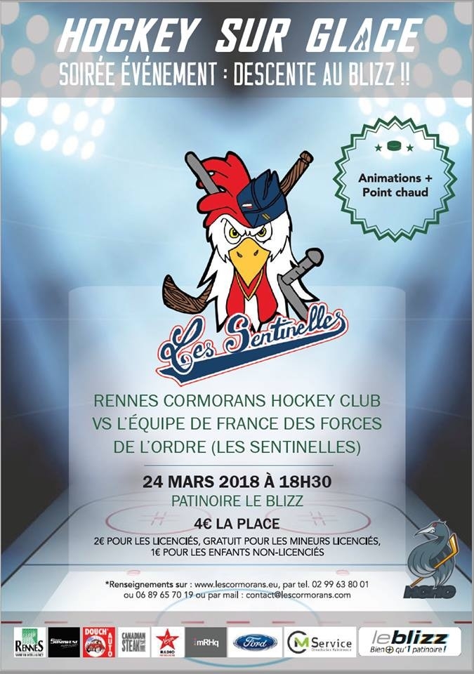 Photo hockey Les Sentinelles vs Rennes D3 - Le 24 mars - Division 3