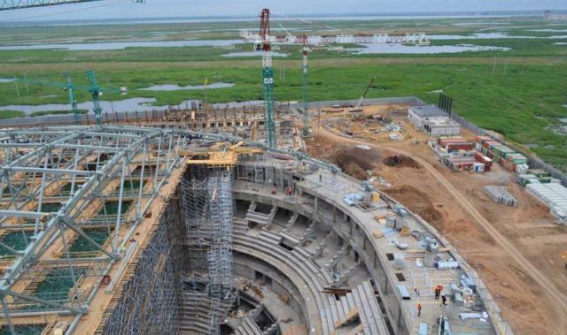 Photo hockey Les travaux avancent  la patinoire d
