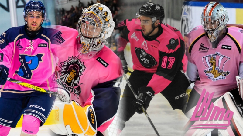 Photo hockey LHJMQ - Les matchs en rose en LHJMQ - LHJMQ - Ligue de Hockey Junior Majeur du Qubec