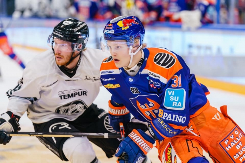 Photo hockey Liiga : Tappara tout prs du but - Hockey en Europe