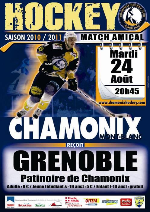 Photo hockey LM : Chamonix, match de prparation - Ligue Magnus : Chamonix  (Les Pionniers)