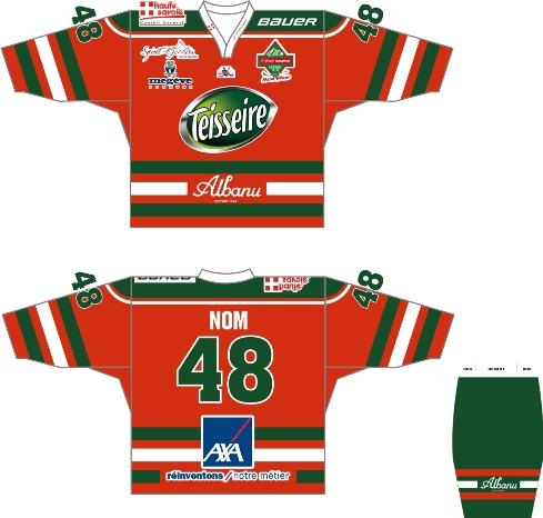 Photo hockey LM : Maillot du Mont-Blanc - Ligue Magnus : Mont-Blanc (Les Yetis)