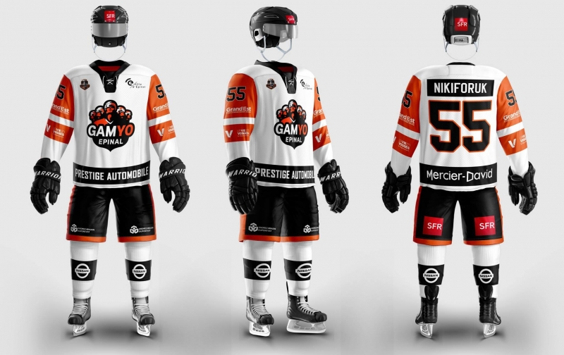 Photo hockey LM : Nouveaux maillots pour Epinal - Ligue Magnus : Epinal  (Les Wildcats)