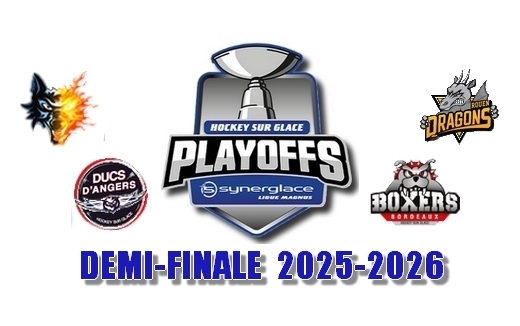 Photo hockey LM - Programme & r�sultats 1/2 Play-offs - 27 & 28 Mars 2026 - Ligue Magnus