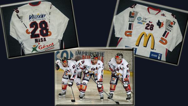 Photo hockey Maillots aux enchres  Grenoble - Ligue Magnus : Grenoble  (Les Brleurs de Loups)