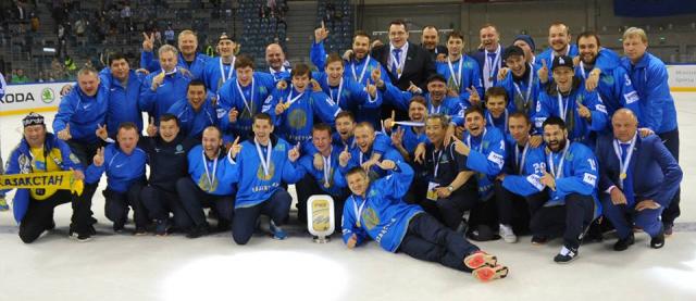 Photo hockey Mondial D1 A : Les Kazakhs champions - Championnats du monde