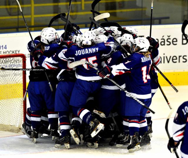Photo hockey Mondial Fem : La France joue et gagne - Championnats du monde