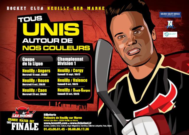Photo hockey Neuilly : info billetterie - Division 1 : Neuilly/Marne (Les Bisons)