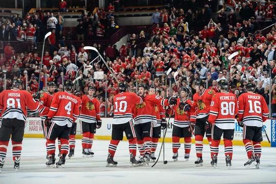 Photo hockey NHL : Chicago se qualifie  - NHL : National Hockey League - AHL