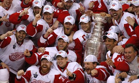 Photo hockey NHL : Detroit remporte sa 11me Stanley Cup - NHL : National Hockey League - AHL