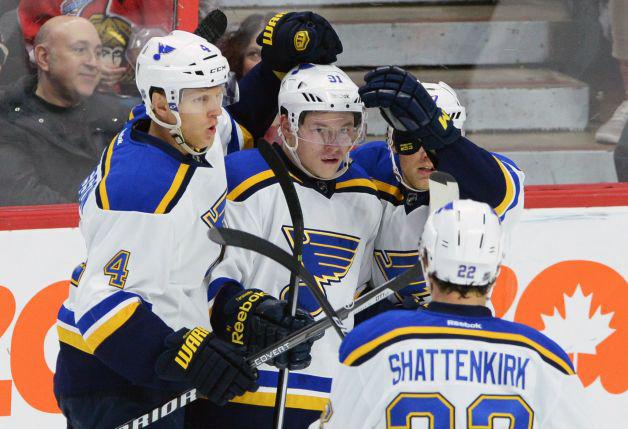 Photo hockey NHL : Tarasenko donne le tempo  - NHL : National Hockey League - AHL
