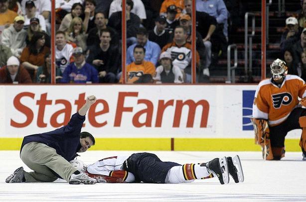 Photo hockey NHL: les joueurs acceptent la nouvelle r�gle - NHL : National Hockey League - AHL