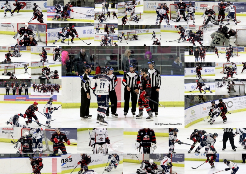 Photo hockey Nice vs Angers : Reportage photos  - Ligue Magnus