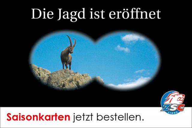 Photo hockey NLA : Zurich lance la chasse au bouquetin - Suisse - Divers