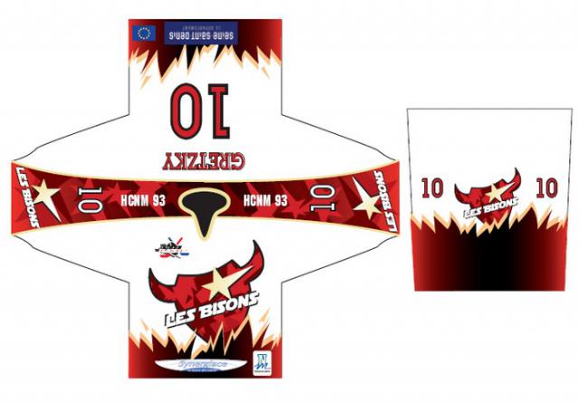 Photo hockey Nouveau maillot pour les Bisons - Division 1 : Neuilly/Marne (Les Bisons)