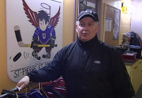 Photo hockey Patrick Foliot de retour  St Pierre et Miquelon - Hockey en France