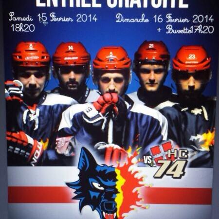 Photo hockey Programme 1/2 finale U22 BDL-HC74 - Hockey Mineur : Grenoble  (Les Brleurs de Loups)
