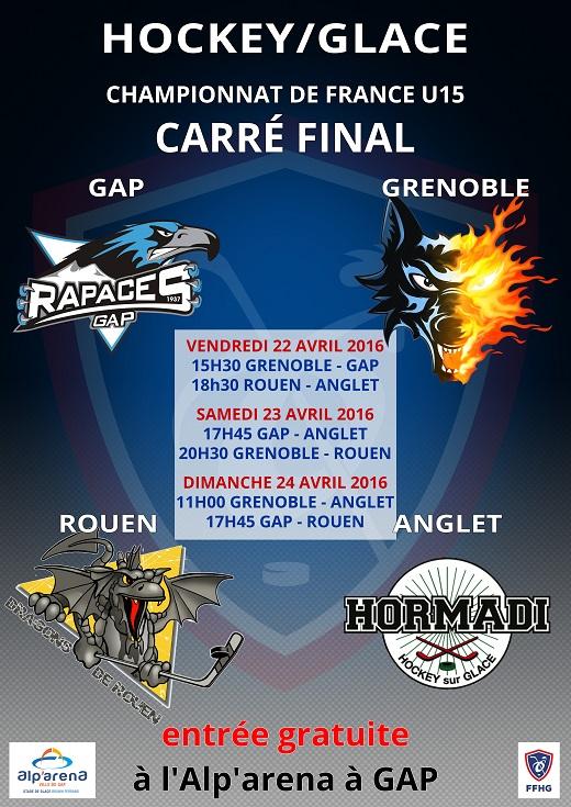 Photo hockey Programme de la finale U15 - Hockey Mineur